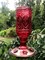Hummingbird Feeder Lady in RED Antique-Inspired